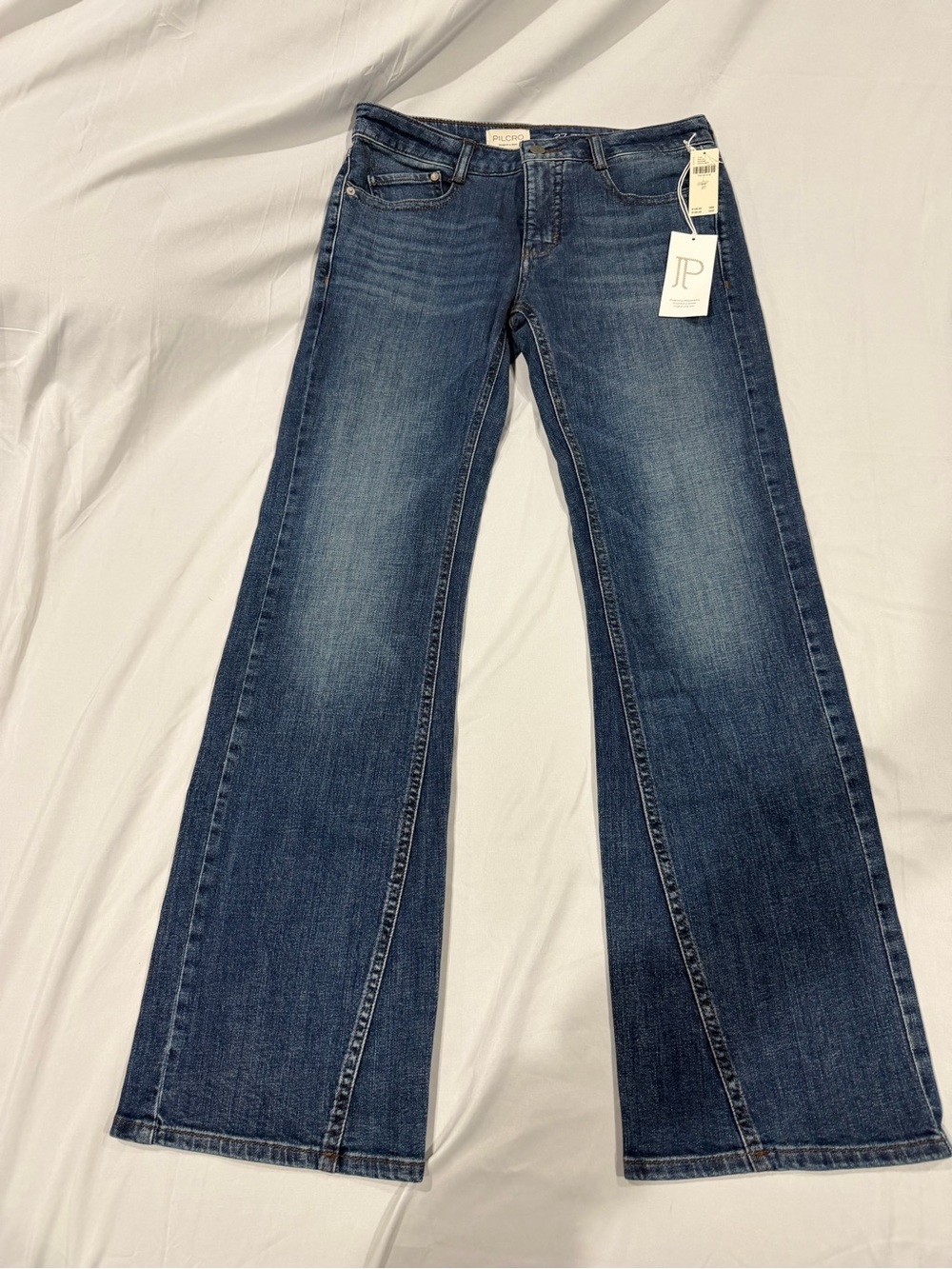 Pilcro Low Rise Flared Jeans